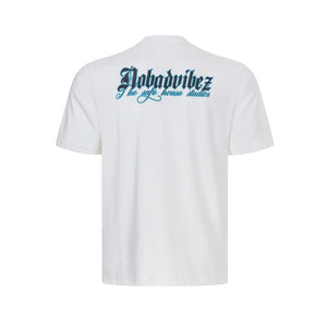 No Bad Vibez Neon Tee - White