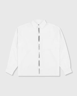 Pleasures Impact Button Up - White
