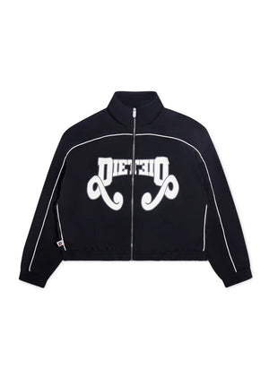 Diet Starts Monday Reverso Nylon Zip Jacket – Black/Grey