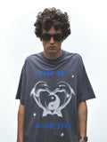 Jungles Jungles Life Is Beautiful Tee – Blue