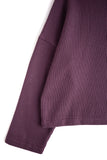Jungles Jungles Rib Knit Sweater – Purple