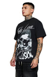Keep Out Fake Love Above The Lies Tee - Off Black