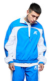 Keep Out Fake Love Becks Jacket - Blue/White