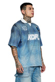 Keep Out Fake Love D10S Button-Up - Royal Blue