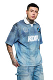 Keep Out Fake Love D10S Button-Up - Royal Blue