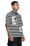Keep Out Fake Love Gifted Button-Up - Black/White