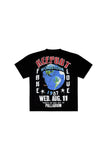 Keep Out Fake Love Palladium Tee - Off Black