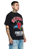 Keep Out Fake Love Palladium Tee - Off Black