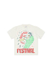 Keep Out Fake Love Peace Festival Tee - Off White