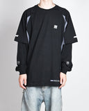 Deva States L/S T-shirt Layered Jersey - Black