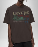 Lifted Anchors Lovers Tshirt - Camel