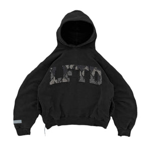 Lifted Anchors Argyle "Athletics" hoodie - Black