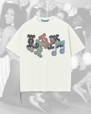 Lifted Anchors Lala Land Patch T-shirt – Cream