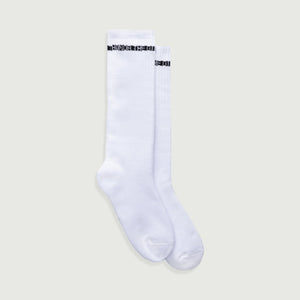 Honor The Gift Logo Stripe Sock - White