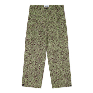 Pas De Mer Logo Pants - Purple-Lime