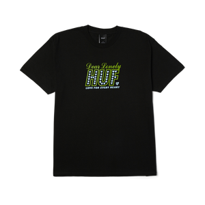 HUF Lonely Hearts SS Tee – Black