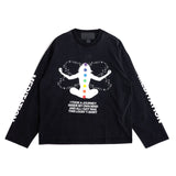 Jungles Jungles Meditation Long Sleeve Tee – Black