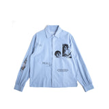 Jungles Jungles Letting Go Today Button Up - Blue