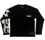 Glokk Company GLK Forces Long Sleeve Waffle Knit T-shirt - Black