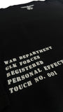 Glokk Company GLK Forces Long Sleeve Waffle Knit T-shirt - Black