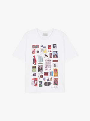 Walk in Paris The Japan Collection Cotton T-Shirt – White