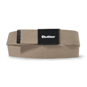 Butter Goods Logo Woven Belt – Tan