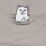 Rip N Dip Lord Nermal Peace Pocket Tee - Grey