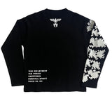 Glokk Company GLK Forces Long Sleeve Waffle Knit T-shirt - Black