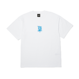 HUF Megablast Core SS Tee – White/Blue