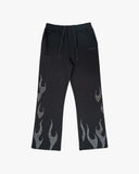 EPTM Metal Flame Zip Up Hoodie – Black