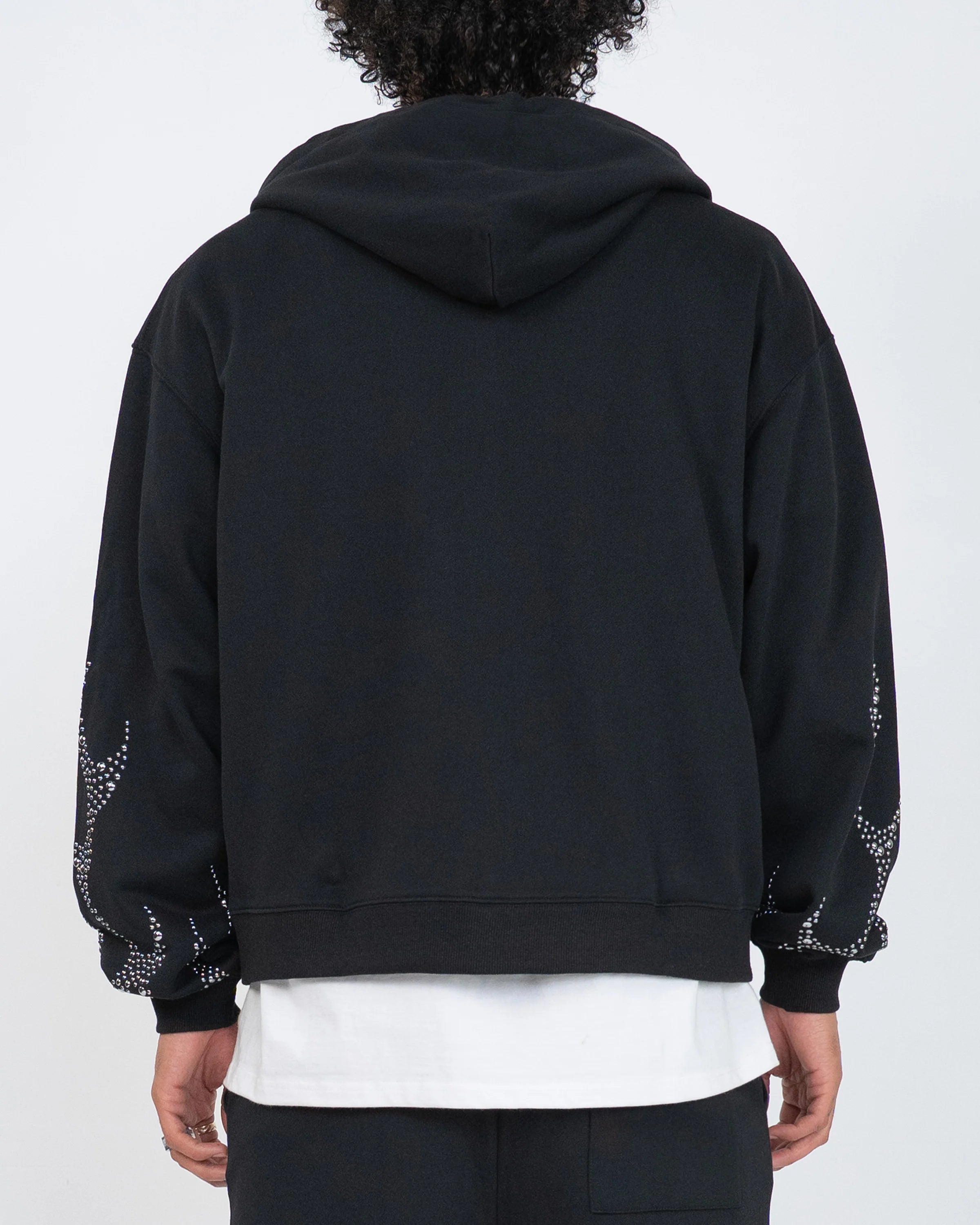 EPTM Metal Flame Zip Up Hoodie – Black