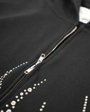 EPTM Metal Flame Zip Up Hoodie – Black