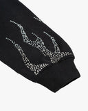 EPTM Metal Flame Zip Up Hoodie – Black