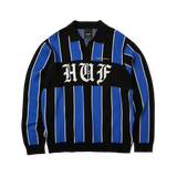 HUF Midfield Jersey Sweater – Electric Blue