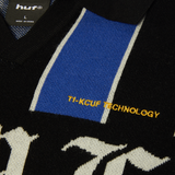 HUF Midfield Jersey Sweater – Electric Blue