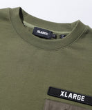 XLarge Military Pocket Crewneck Sweatshirt - Olive