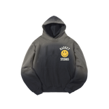 Market Smiley Upside Down Lockup Hoodie – Jet Black