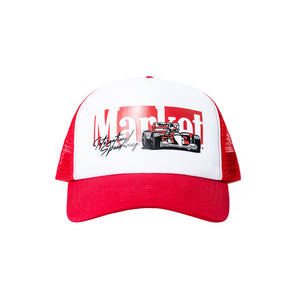 Market Formula Trucker Hat – Red/White