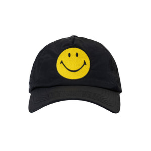 Market Smiley Classic 5 Panel Hat – Black
