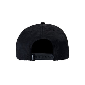 Market Smiley Classic 5 Panel Hat – Black