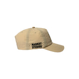 Market Smiley Classic 5 Panel Hat – Natural