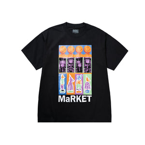 Market Smiley Brushwork T-Shirt – Black