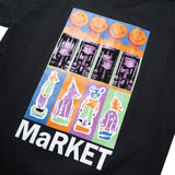Market Smiley Brushwork T-Shirt – Black