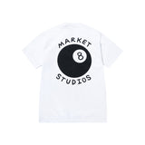 Market Eight Ball T-Shirt – White