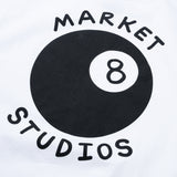 Market Eight Ball T-Shirt – White