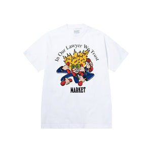 Market In Lawyer We Trust T-Shirt – White