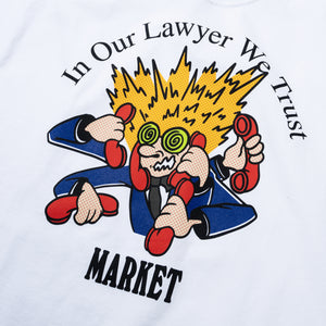Market In Lawyer We Trust T-Shirt – White