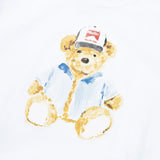 Market Watercolor Teddy T-Shirt - White