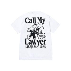 Market Walking And Talking Lawyer T-Shirt – White