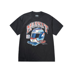 Market Racing Helmet T-Shirt – Black